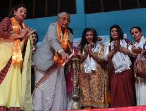 प्रतियोगिताको उद्घाटन गर्दै शान्ति मन्त्री सीतादेवी यादव