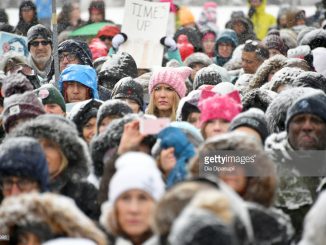 PARK CITY, UT - JANUARY 20:  A view of attendees during the Respect Rally in Park City on January 20th, 2018 in Park City, Utah.  (Photo by Dia Dipasupil/Getty Images)