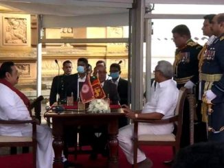 Sri Lanka President-PM-oath